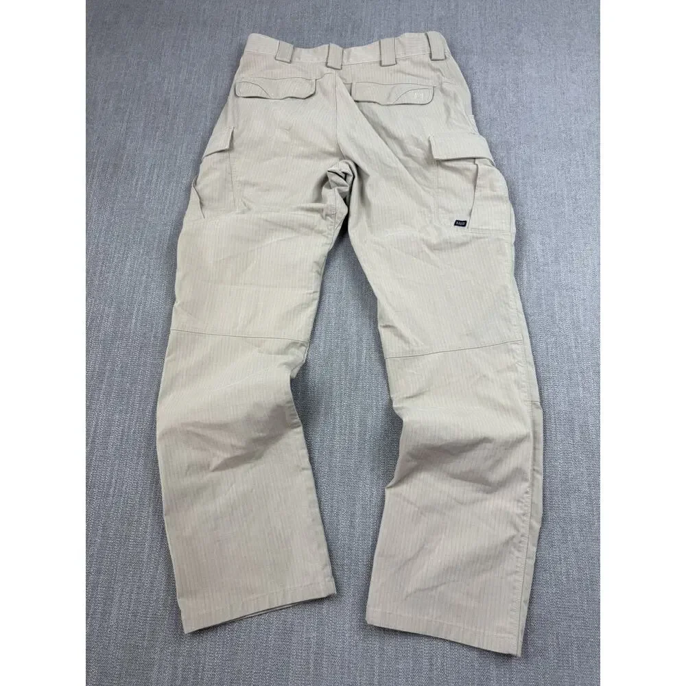 5.11 Tactical Men’s Cargo Pants 32x34 Khaki Ripstop Utility Work Hiking